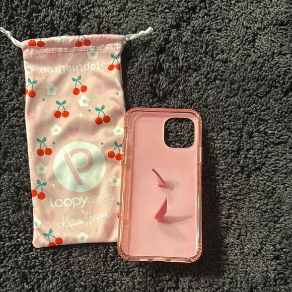 Loopy Case Pink Cherry Phone Case - Picture 2 of 2